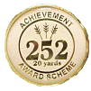 20 yard badge