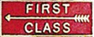 First class badge